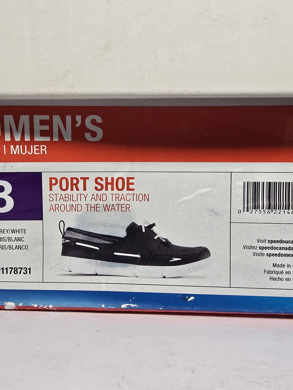 Speedo Women’s Black and White Boat Shoes - Picture 2 of 8